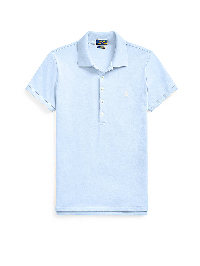 POLO RALPH LAUREN Poloshirt Slim Fit JULIE hellblau   M damen